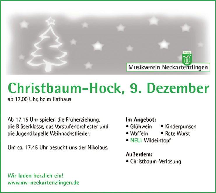Christbaum-Hock 2017