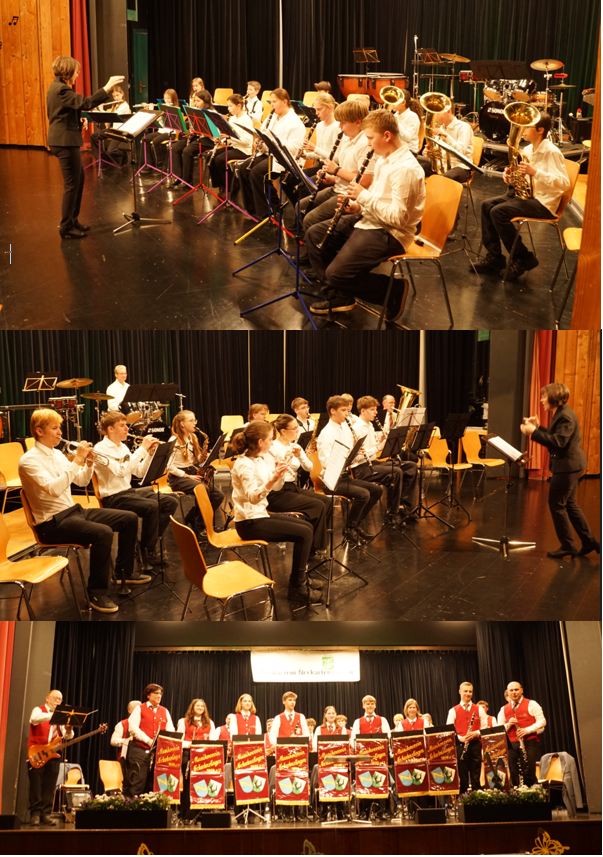 Unser Kapellen: Vorstufenorchester, Jugendkapelle und aktive Kapelle